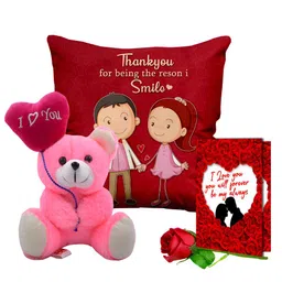 ME & YOU Red & Pink 4 Pieces Printed Home Gift Sets-14