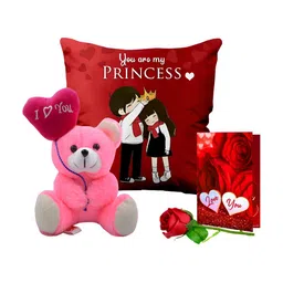 ME & YOU Red & Pink 4 Pieces Printed Home Gift Set-16