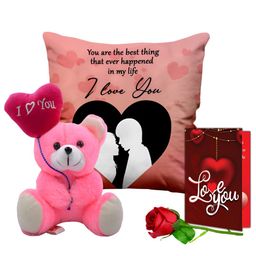 ME & YOU Red & Pink 4 Pieces Printed Valentine's Day Gift Sets-image-73