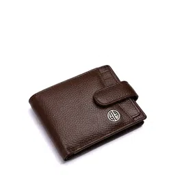 HAMMONDS FLYCATCHER Men Coffee Brown Leather Two Fold Wallet-82