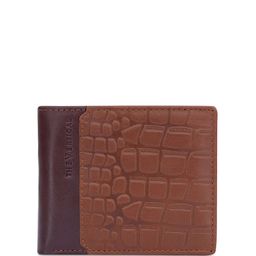 THe VerTicaL Men Textured Leather Two Fold Wallet image 5