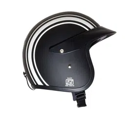 Royal Enfield Typography Printed Scratch Resistant Open Face Helmet image 4