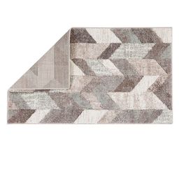 Sapana Carpet-Mats Beige & Grey Geometric Printed Rectangle Carpet image 2