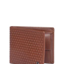 THe VerTicaL Men Geometric Textured Leather Two Fold Wallet image 5