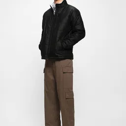 Bewakoof Men Oversized Fit Puffer Jackets-35