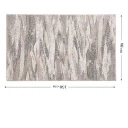 Sapana Carpet-Mats Beige & Off White Abstract Printed Rectangle Carpet image 4