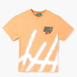 United Colors of Benetton Boys Graphic Printed Round Neck Pure Cotton Boxy T-shirt-picture-54