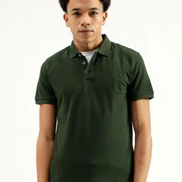 United Colors of Benetton Men Mandarin Collar Pure Cotton Pockets T-shirt-picture-24