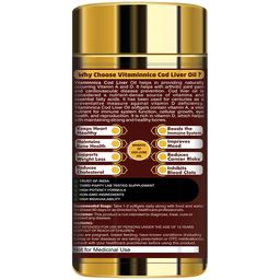 Vitaminnica Cod Liver Oil 1000 mg,  60 softgels  image 2