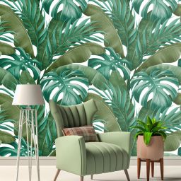 300 cm Green Tropical 40*300 Self Adhesive Sticker-image-49