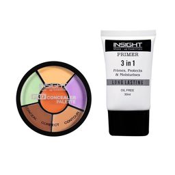 Insight Cosmetics Set of 3 In 1 Oil Free Primer 30 ml + Pro Concealer Palette 15 g image 1