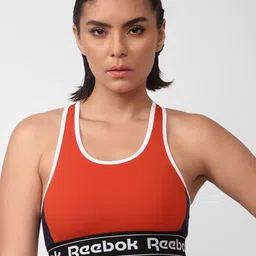 Reebok Training Essentials Linear Logo Printed Sports Bra-3