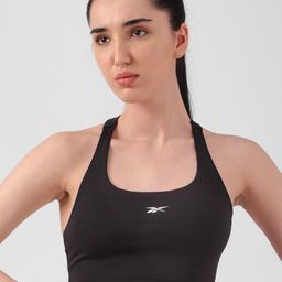 Reebok T-Strap Underwired Non Padded Id Train Mesh Bralette Bra-48