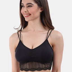 Amour Secret Lightly Padded Lace Seamless Bralette Bra-picture-57