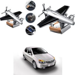 stylish Aeroplane Working on Solar Power with 360 Degree Rotation for Car Dashboard Air Freshener Perfume Car Interior Home/Office Organic Fragrance Accessories Decoration A31 Air Purifier-image-68