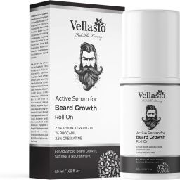 Active Beard Growth Roll On serum with Cressatine , Fision Keraveg 18 , PROCAPIL-image-11