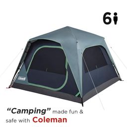 6-Person Skylodge Instant Camping Tent with Telescoping pre-attached Poles, 1 Minute Instant Setup-image-78
