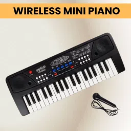 (Piano Keyboard) with Mic/37 Keys 8Rhythms, 8Tones, Portable Electronic ToyQ303 (Piano Keyboard) with Mic/37 Keys 8Rhythms, 8Tones, Portable Electronic ToyQ303 Analog Portable Keyboard-19