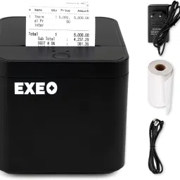EXEO EX-5890A | 58mm (2 Inch) | USB + Bluetooth | High-Speed | Win, Linux, Mac, Etc Thermal Receipt Printer-0