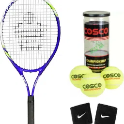 Drive 26 (Junior Size - 26 Inch) (Age Group - 10 to 12 Years) Tennis Racquet (Color on Availability) with Tennis Ball " Championship " 2 Band ( Color on Availability) Tennis Kit-image-35