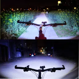 tuhi Bicycle Zoom-able Feature 4 Mode LED Bicycle Headlight Focus Light LED Front Light image 5