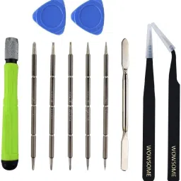 tool kit for laptop, PDA and mobile repairing with spudger, opners and ESD straight and curved tweezers Precision Screwdriver Set-image-72