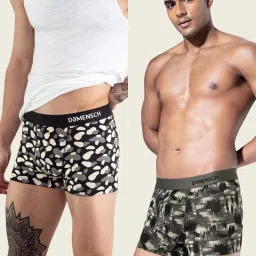 Pack of 2 Deo-Soft Deodorizing Anti-Bacterial Printed Men Trunk-2