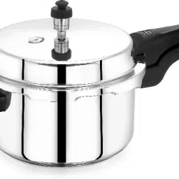 1.5 Litre Classic Aluminium Pressure Cooker,Best Inner Lid Cooker,Silver Slow Cooker-image-97