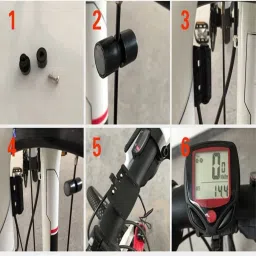 kinzilla LCD Digital Waterproof Bicycle Computer Odometer Speedometer (Pack Of 10) BICYCLE SPEEDOMETER image 2