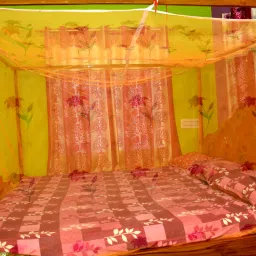Cotton Adults Washable new arrivaln mosquito net for double bed/single bed orrenge 6+7ft Mosquito Net-image-10