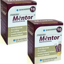STANDARD Mentor Blood Glucose Test Strips 20 Glucometer Strips-9