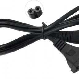 Haedlink 2 Pin AC Power Cable Cord For Canon/HP Inkjet Printer Original (1 Meter Cord) Black Ink Toner-26