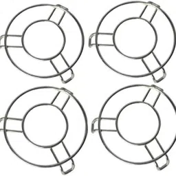 Steel Resistant Hot Mat Pan/Pot Stand Mat mirror Trivet Mirror Round Trivet-3