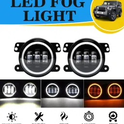 LED Fog Light for Maruti Suzuki, Honda, Toyota, Tata, Renault, Mahindra, Universal For Car Swift, Swift Dzire, Ritz, Baleno, WagonR, S-Cross, Ciaz, Celerio, Kwid, Ertiga-19
