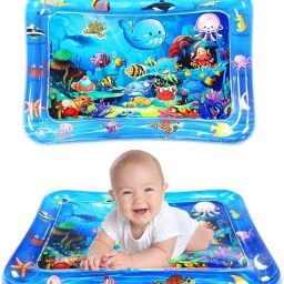 Kids PVC Tummy Time Baby Water Mat Inflatable Baby Water Play Mat-17