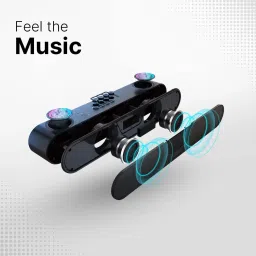 TX -FLO RGB light BT5.3/FM Radio/Aux/TF Card/USB Playback & TWS Function 20 W Bluetooth Laptop/Desktop Speaker image 4