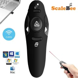 SCALEBEE 2.4GHz Wireless USB Presenter PowerPoint Remote PPT Clicker for Presentation Presenter Remote Presenter image 3