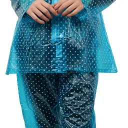 Polka Print Women Raincoat-image-31