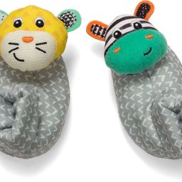 Foot Rattles, Zebra and Tiger Rattle-11