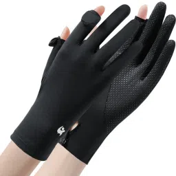 Women Non-Slip Touch Screen Sun Gloves Full Finger Gloves for Cycling Cycling Gloves-23