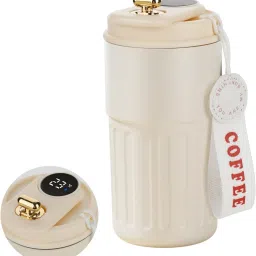 Double-Walled Vacuum Thermal| Contro Display Coffee Thermos Travel | Aluminium Tumbler-picture-27