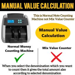 SWAGGERS Old & New Notes Counting Machine with Fake Note Detector Note Counting Machine image 5