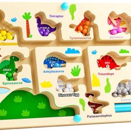 Wooden Magnetic Number Maze Counting&Color Sorting Puzzle for Kids Activity Toys-image-67