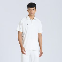 QUICK DRY ADVANCED SHORT SLEEVE CRICKET POLO CP 900 ADULT WHITE-image-90