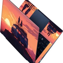 Flipkart SmartBuy _All Panel_Couple stands top on van Vinyl Laptop Decal 15.6-image-78