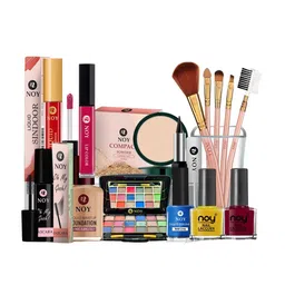 NOY Set Of 15 Non Transfer Makeup Combo - Effortless Beauty In Any Weather - 881-7