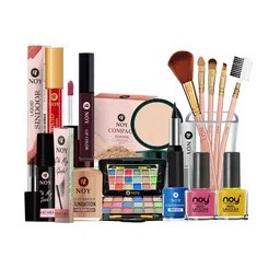 NOY 15 pcs Makeup Combo - Seamless Blend Of Beauty Essentials - Combo 726-48