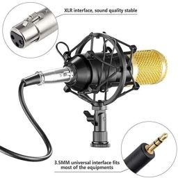 techblaze BM800 Studio Microphone Kit for Voice Recording ,Gaming Condenser Mic Set For Studio Recording , Podcasting Live Streaming & Broadcasting image 4