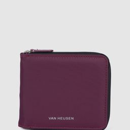 Van Heusen Women Solid Zip Around Wallet-12