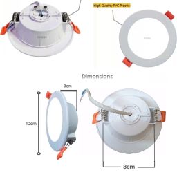 cosas 9 W Basic Round 2 Pin LED Bulb image 3